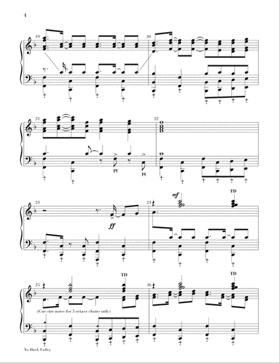 No Dark Valley No Dark Valley 5-Octaves scores gallery preview page 5