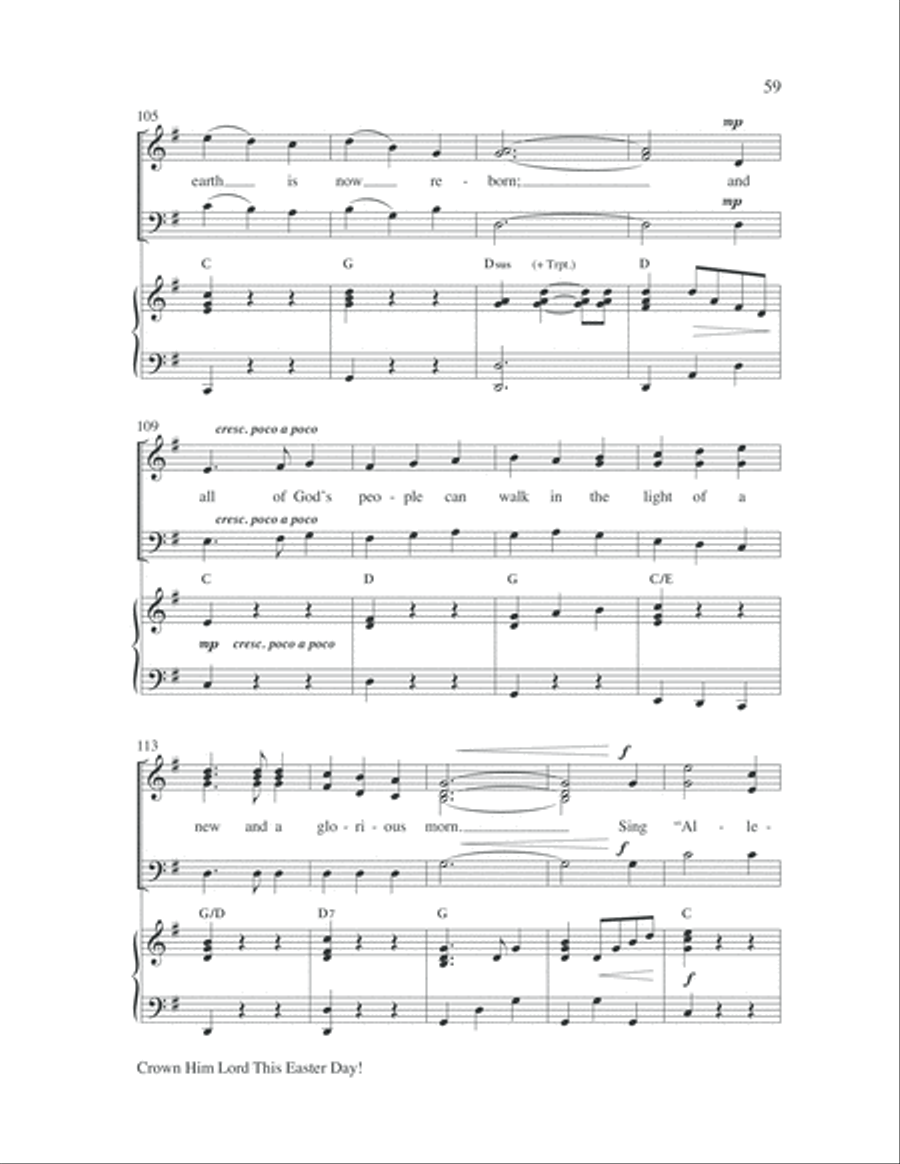 Easy Anthems, Vol. 4 3-Part scores gallery preview page 60