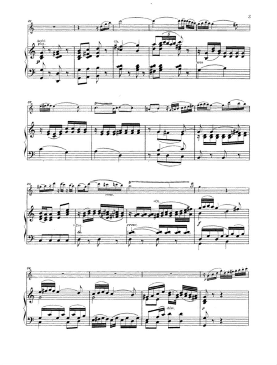 Andante for Flute, K. 315 Flute Solo scores gallery preview page 2