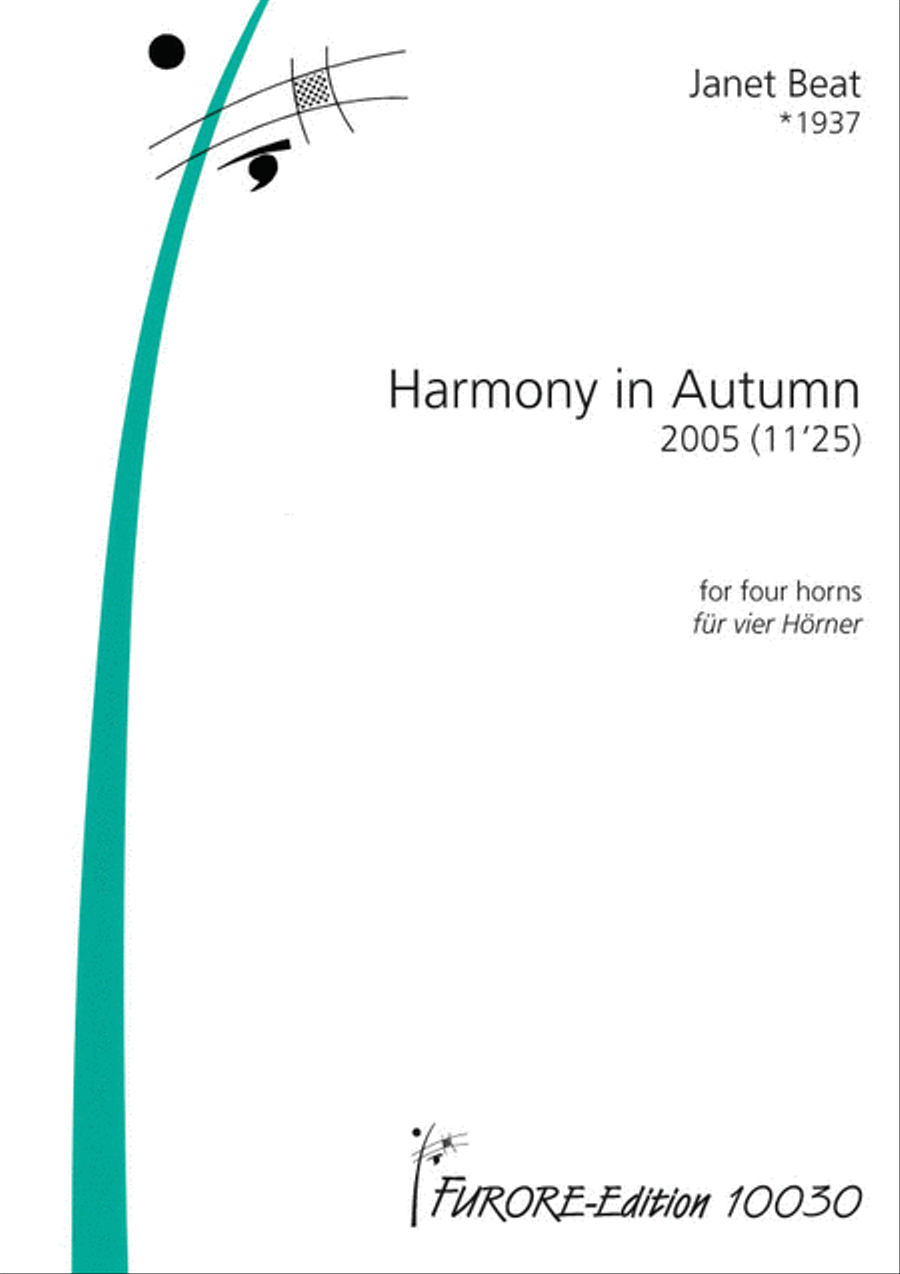 Harmony in Autumn Horn scores gallery preview page 1