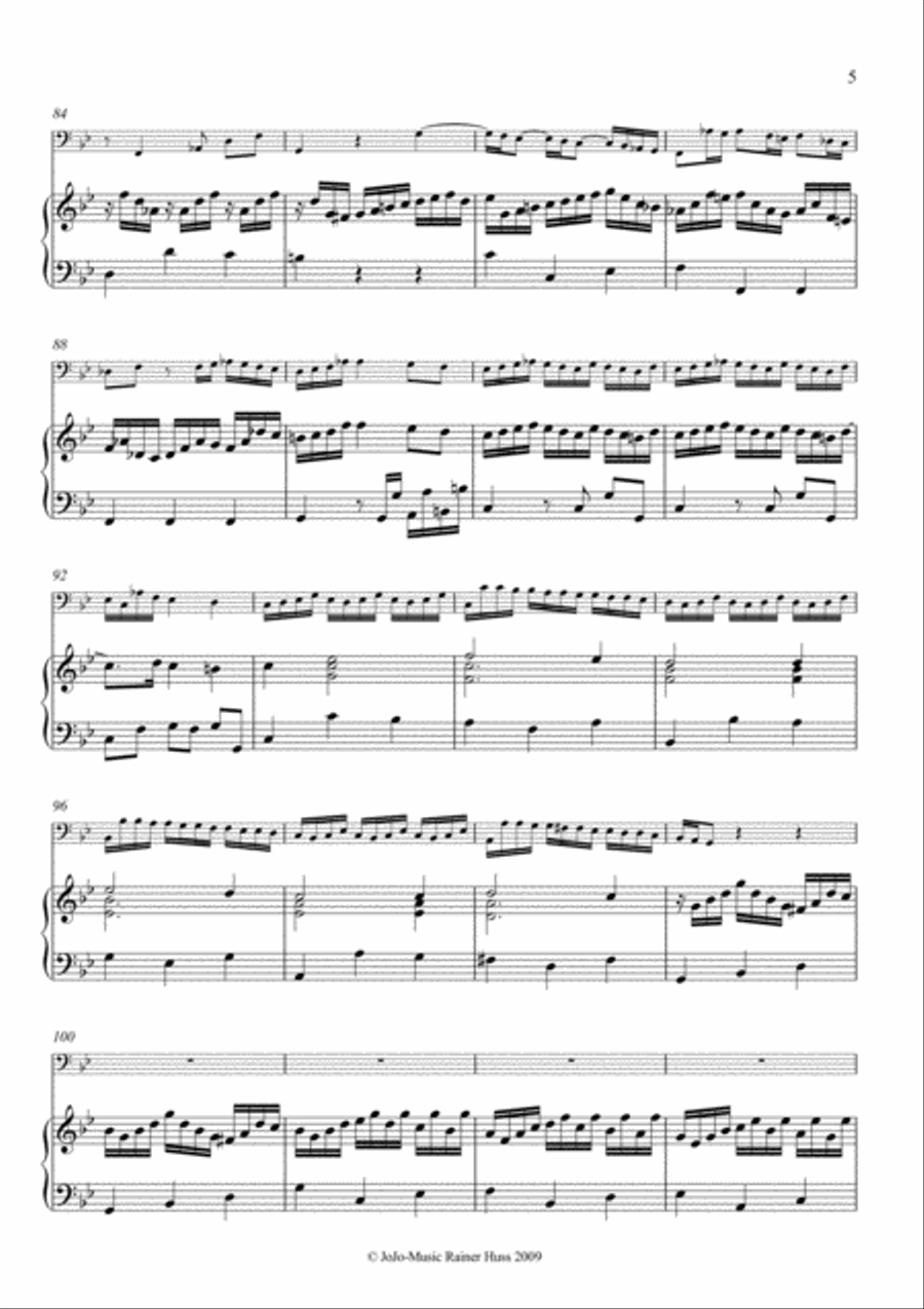 J.S.Bach Sonata in g, BWV 1020 J.S.Bach Sonata in g, BWV 1020 Small Ensemble scores gallery preview page 6