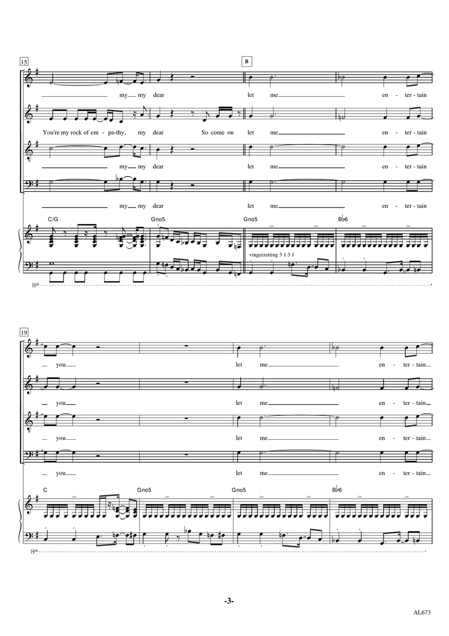 Let Me Entertain You 4-Part scores gallery preview page 3