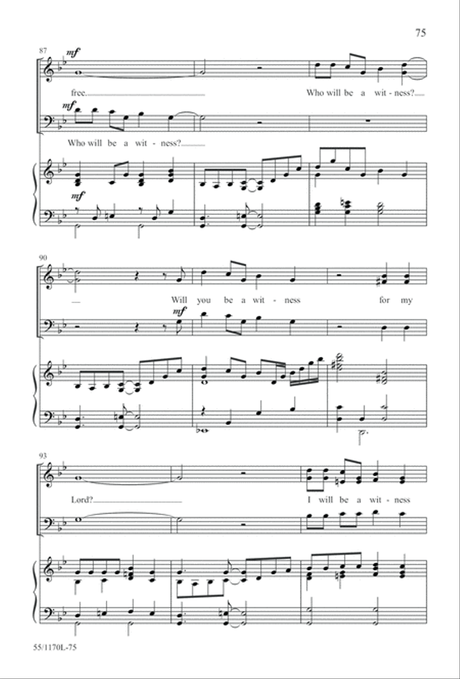 Witness Witness 3-Part scores gallery preview page 76