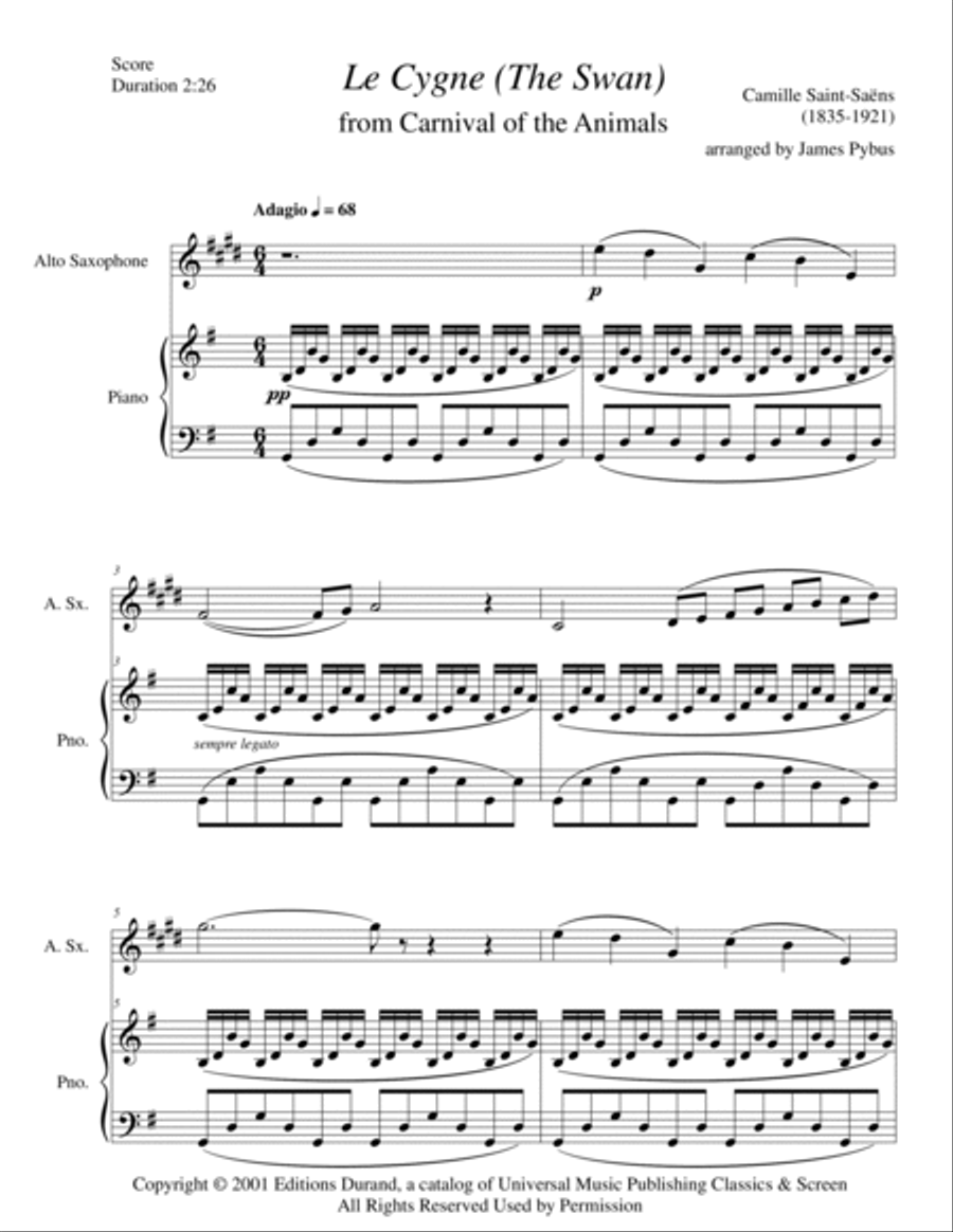 Le Cygne Chamber Music scores gallery preview page 3