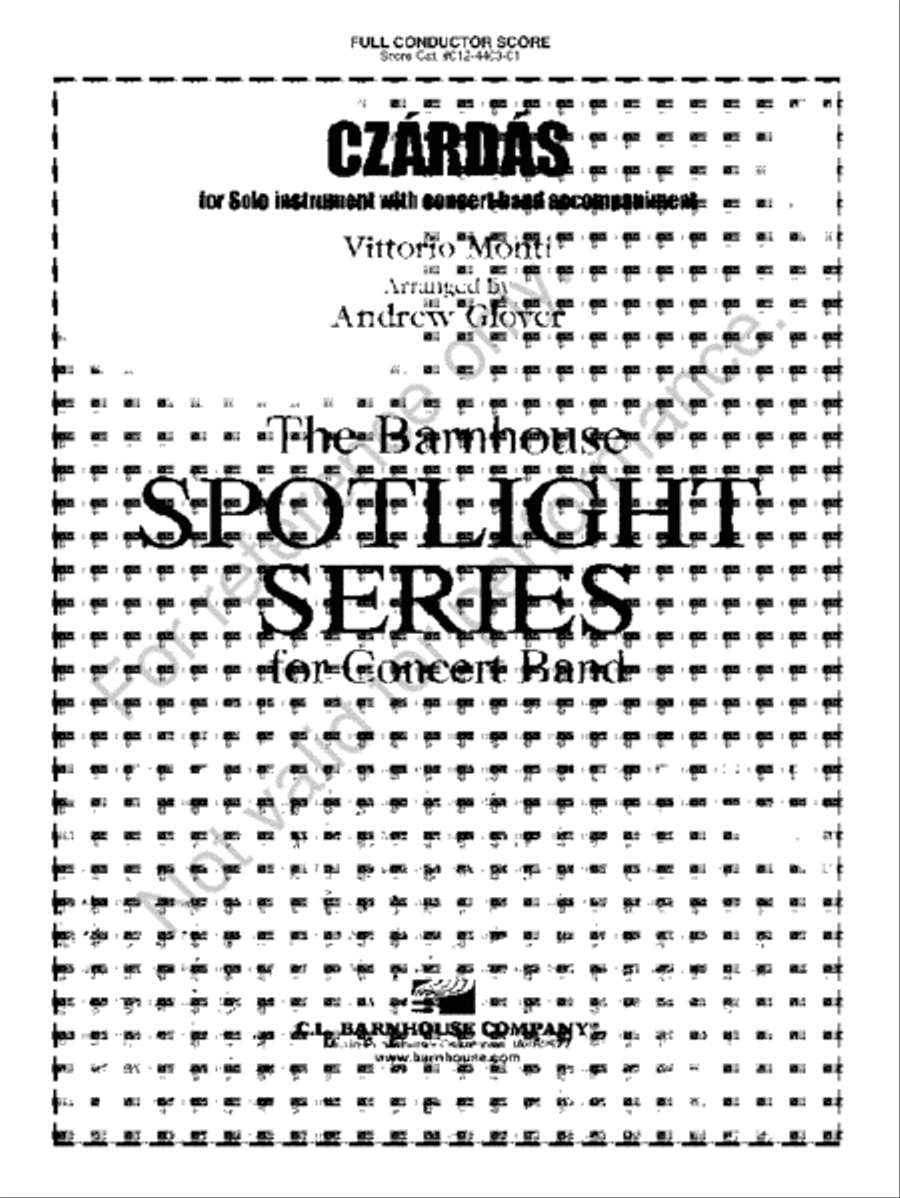 Czardas Czardas Concert Band scores gallery preview page 2