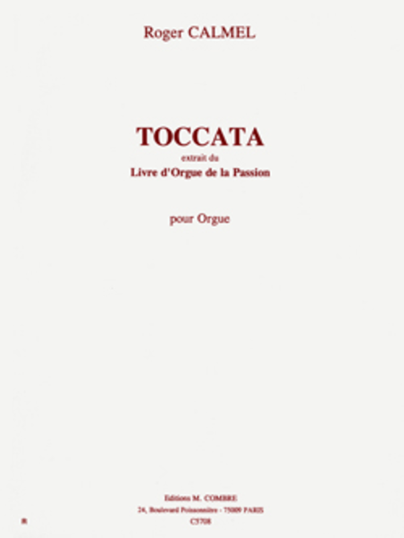 Toccata (du Livre d'orgue de la Passion)