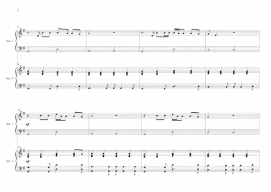 Knockin' On Heaven's Door Chamber Music scores gallery preview page 2