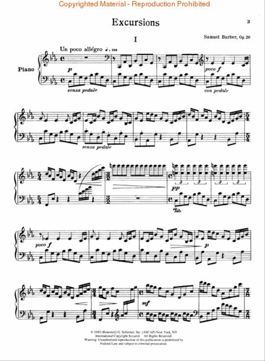 Excursions Excursions Piano Solo scores gallery preview page 2