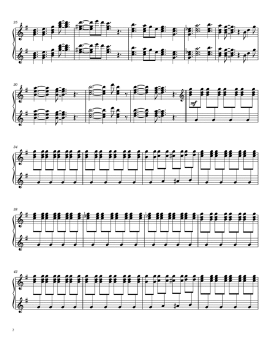 All I Want For Christmas Is You Piano Duet scores gallery preview page 2