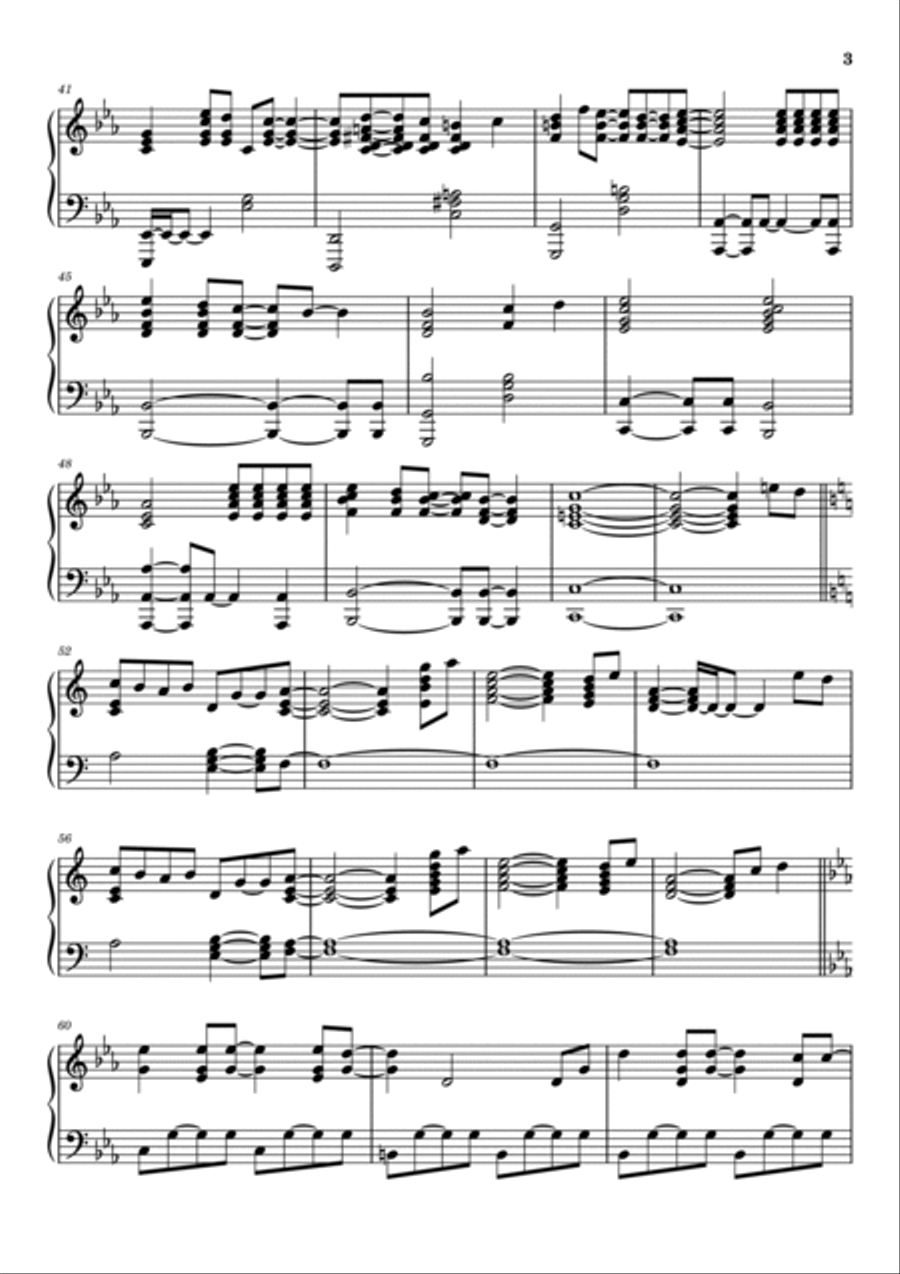Old And Wise Piano Solo scores gallery preview page 3