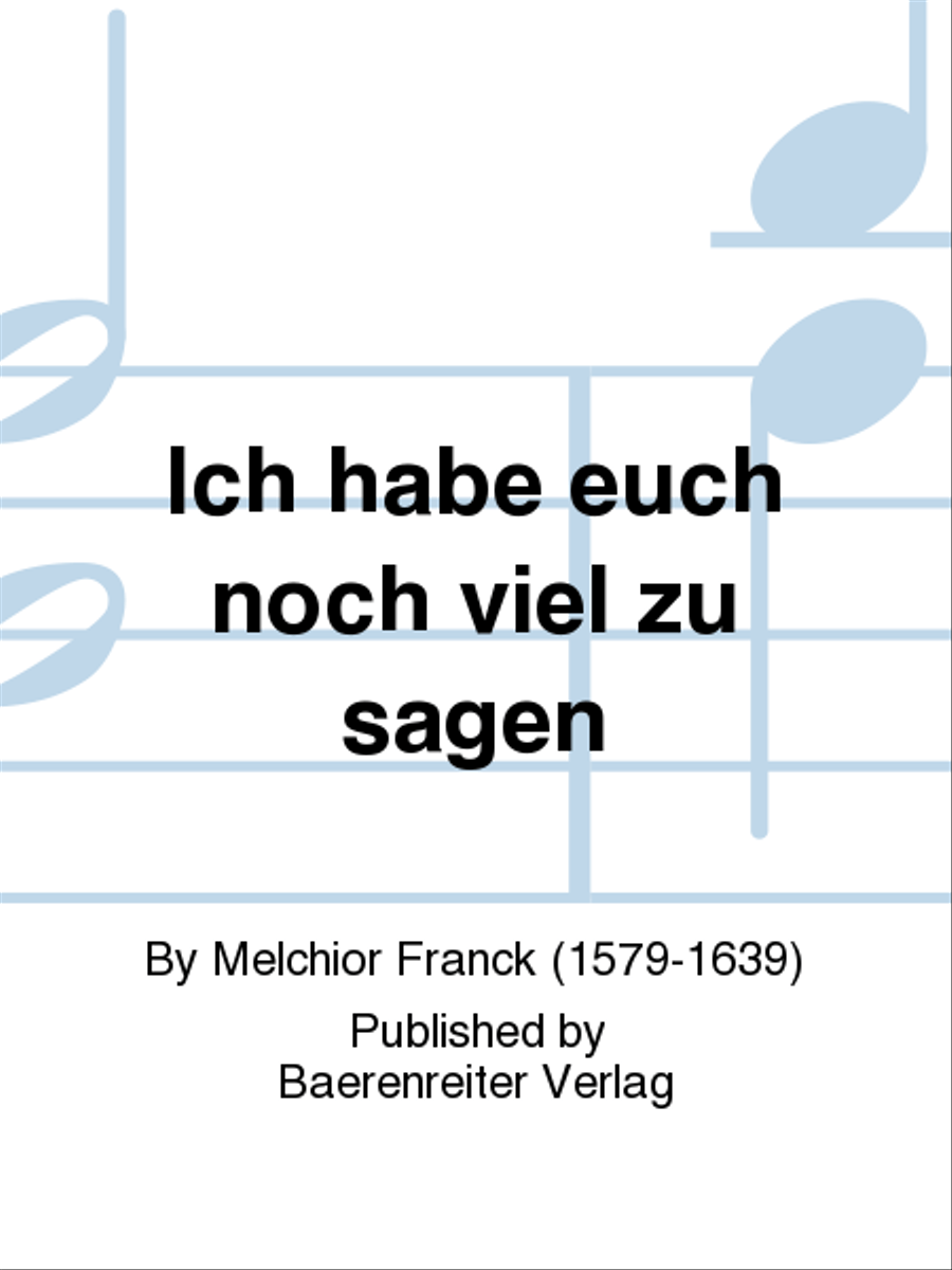 Ich habe euch noch viel zu sagen 4-Part scores gallery preview page 1