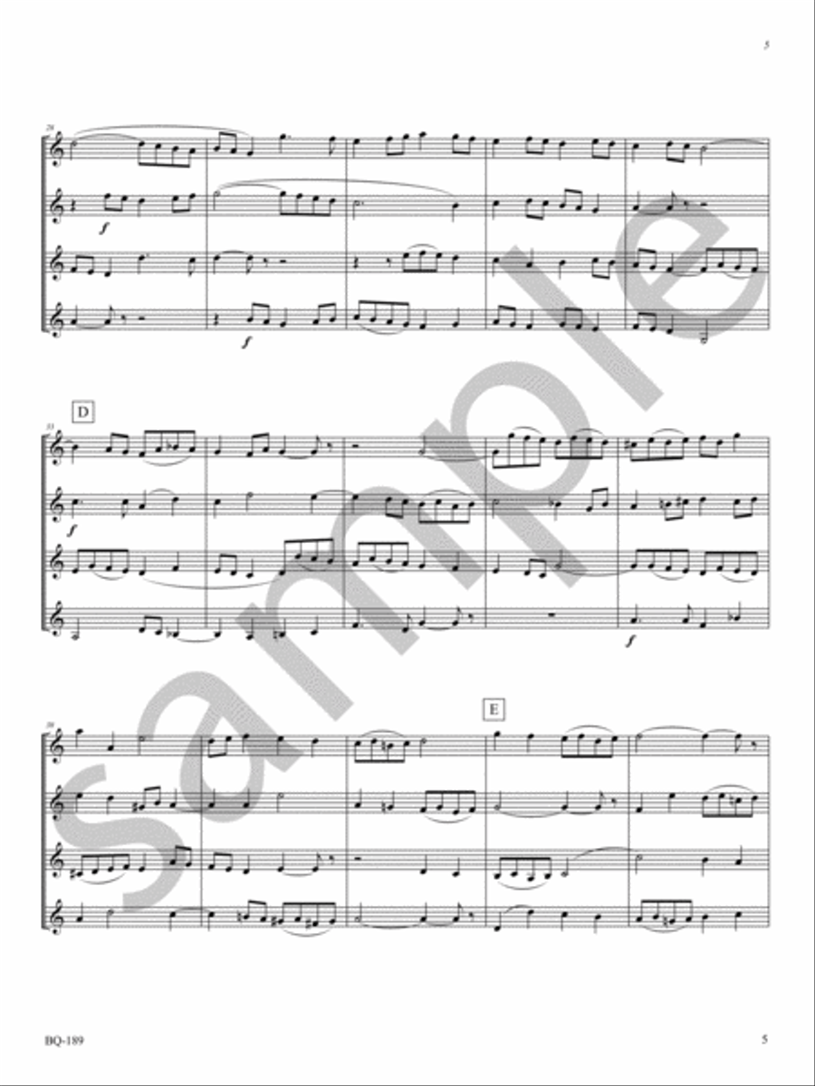 Fugue a 4 Fugue a 4 C Trumpet scores gallery preview page 5