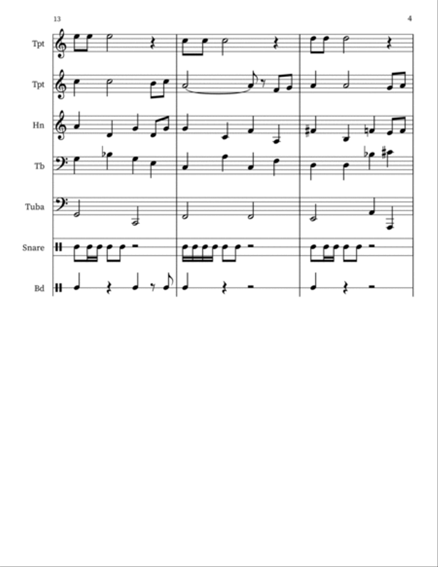 Make Us One Small Ensemble scores gallery preview page 4