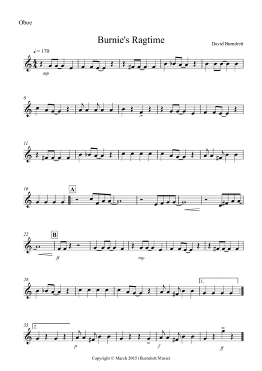 Burnie's Ragtime for School Wind Band image number null