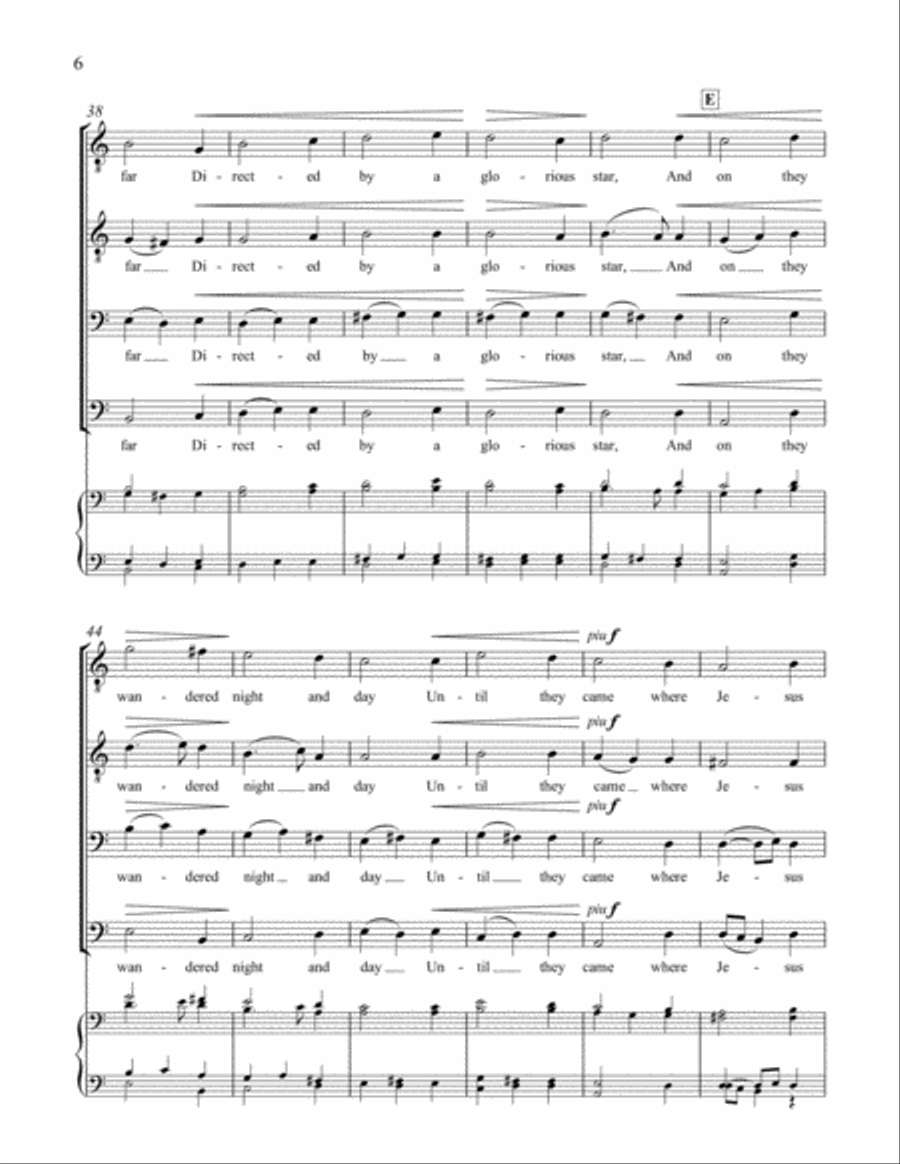 Carols Ancient and New: 1. Good People All TTBB scores gallery preview page 10