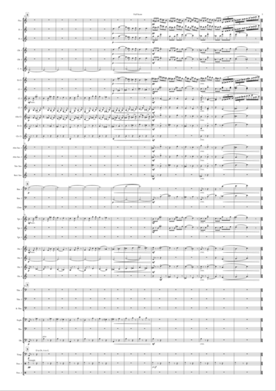 The Wreckers (Overture) Concert Band scores gallery preview page 3