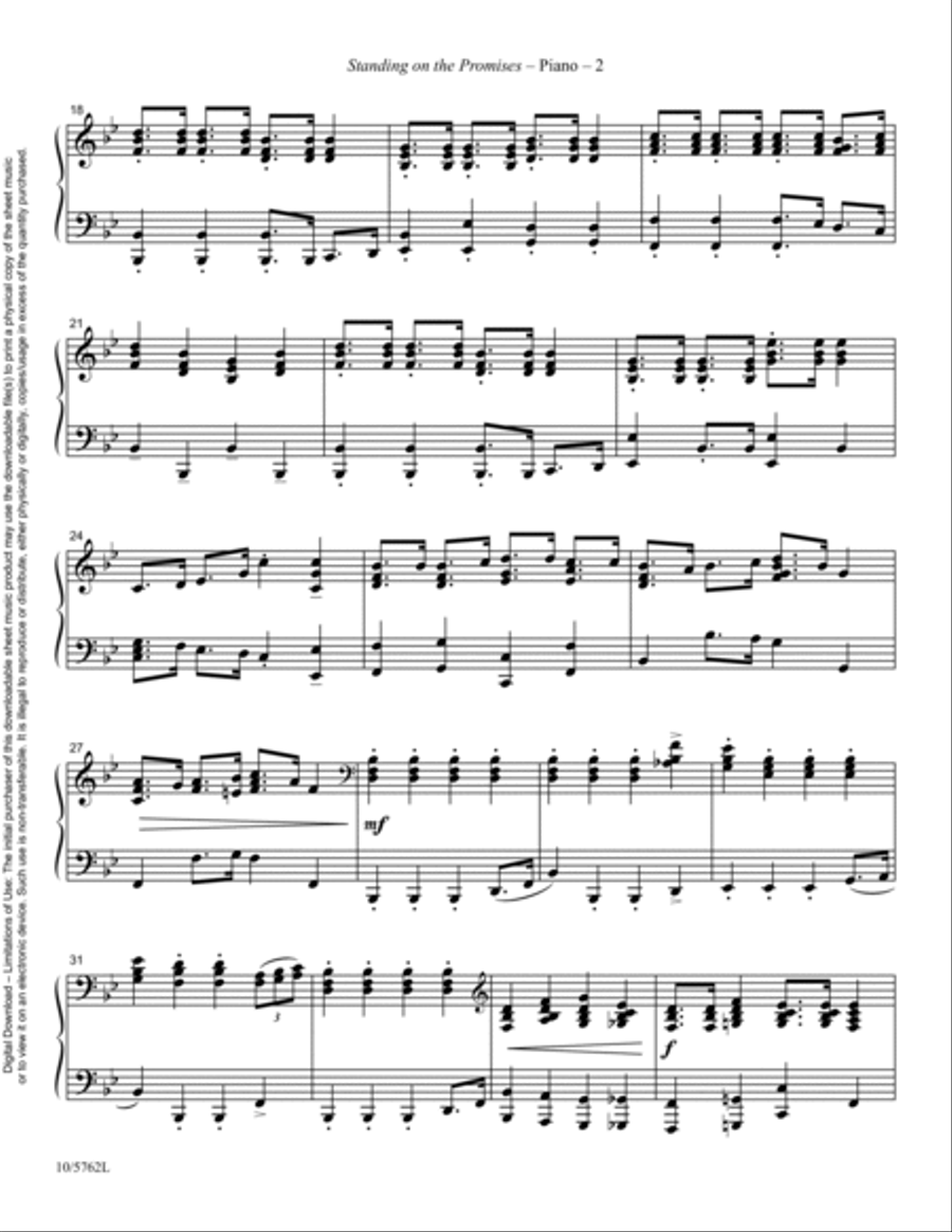 Standing on the Promises Standing on the Promises 4-Part scores gallery preview page 14