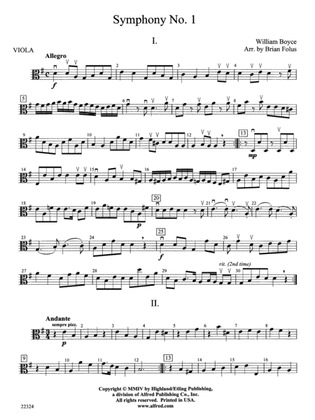 Symphony No. 1: Viola