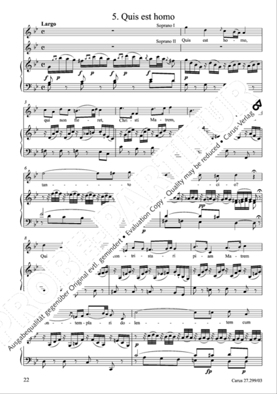 Stabat mater Stabat mater Women's Choir scores gallery preview page 23