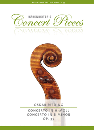 Book cover for Concerto in B minor, op. 35