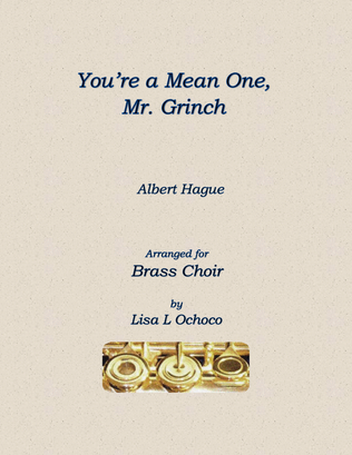 Book cover for You're A Mean One, Mr. Grinch