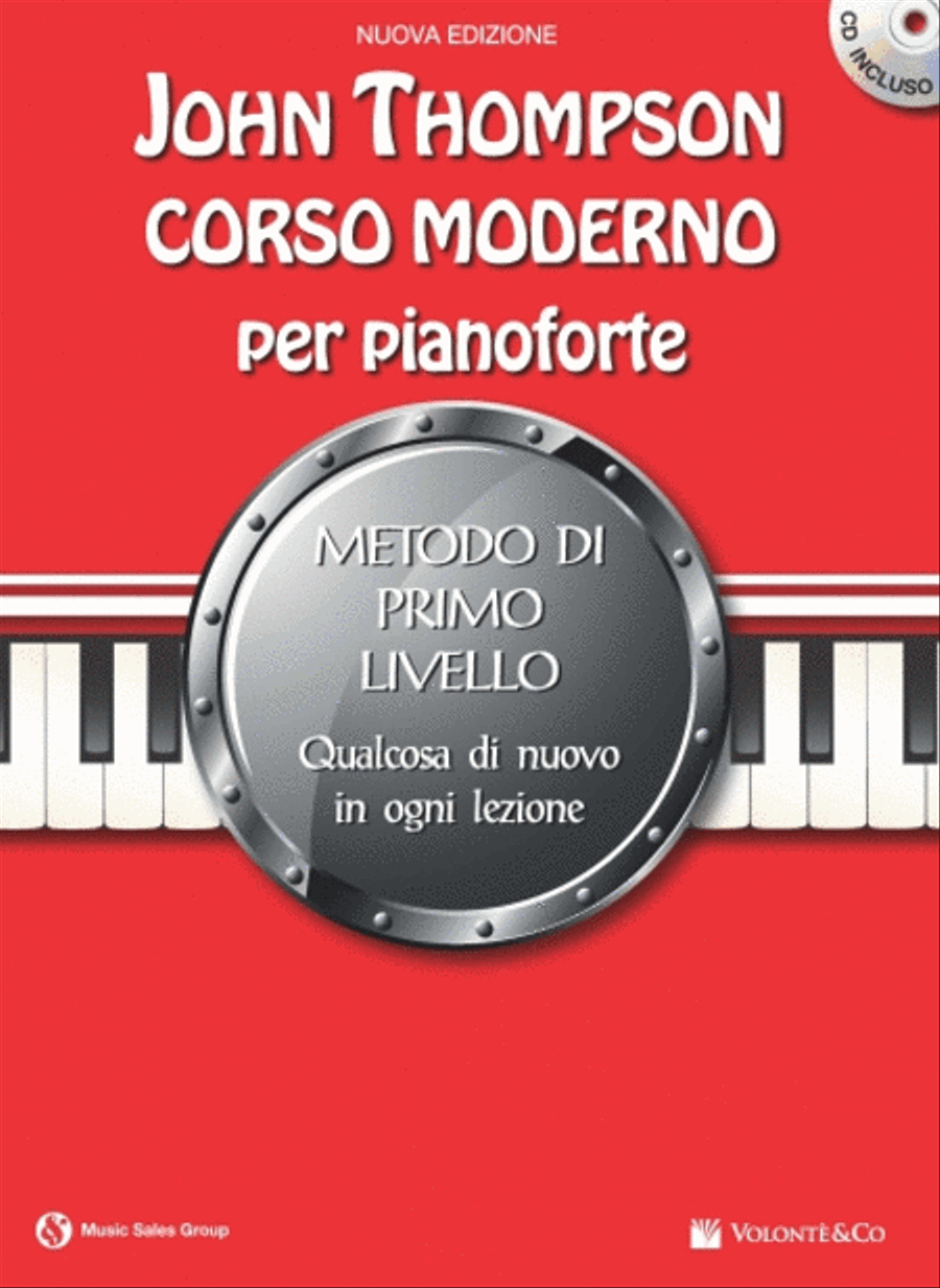 John Thompson's Corso Moderno Per Pianoforte 1 Piano Method scores gallery preview page 1