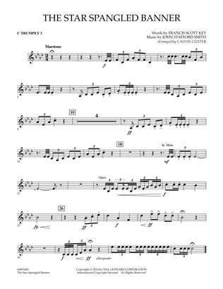 The Star Spangled Banner - Trumpet 3 in C