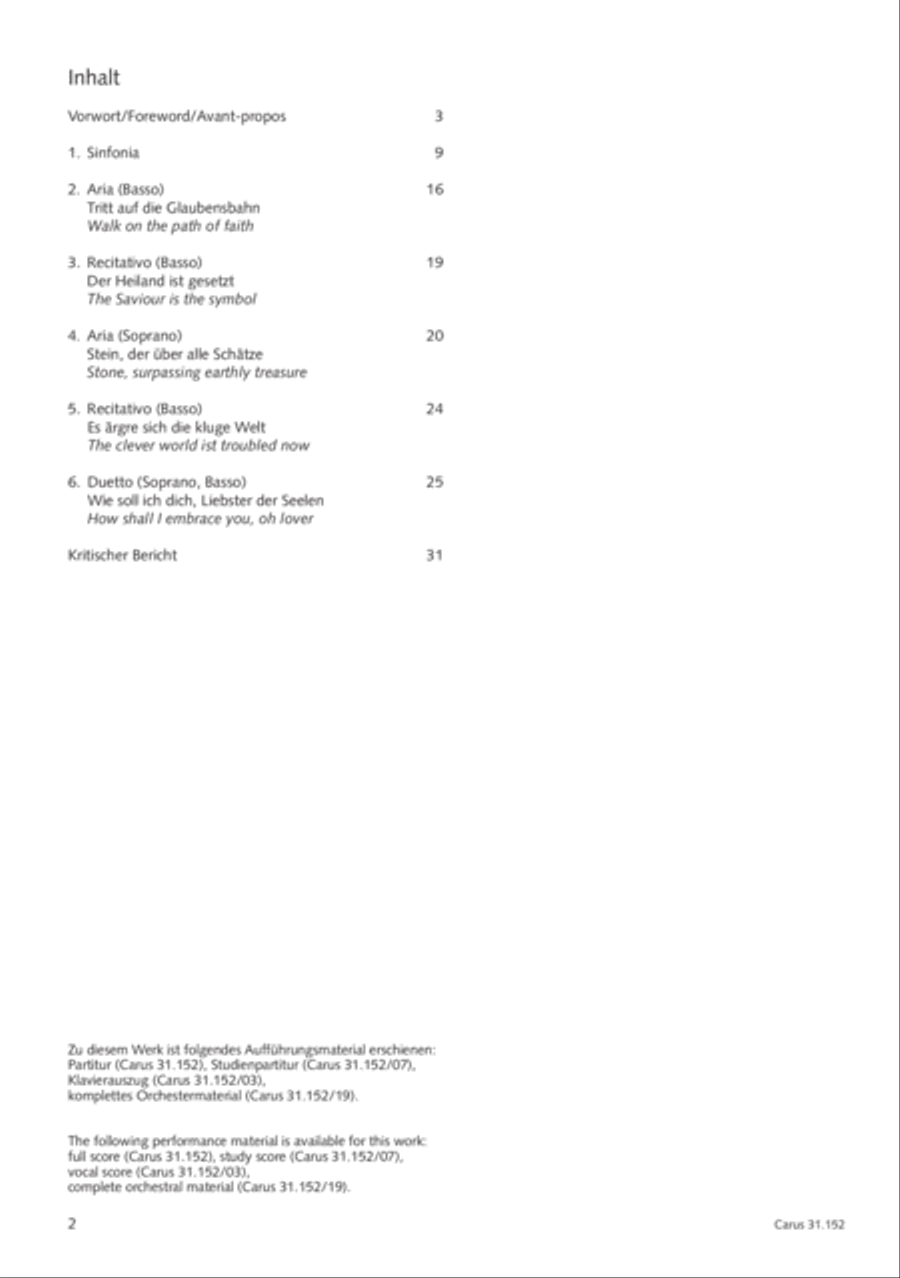 Walk on the path of faith (Tritt auf die Glaubensbahn) Orchestra scores gallery preview page 3