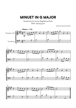 Minuet in G Major (BWV Anh. 114) (for Trumpet and Trombone)