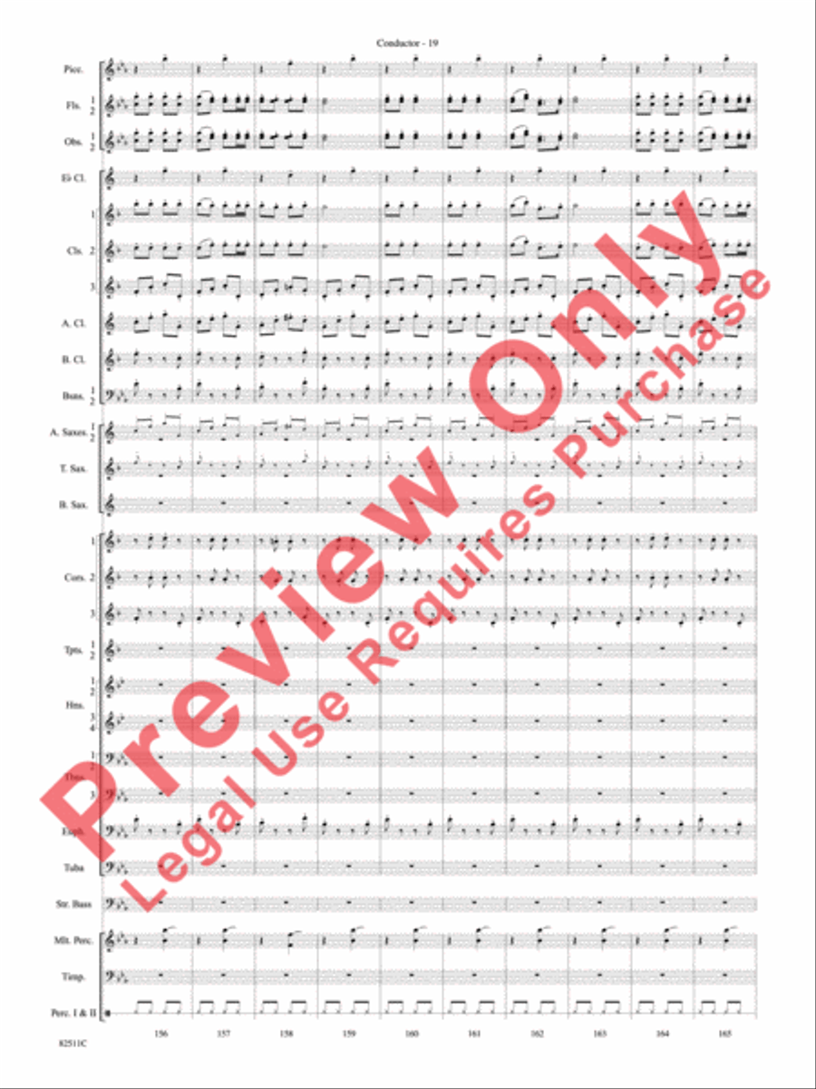 A Christmas Festival Concert Band scores gallery preview page 22