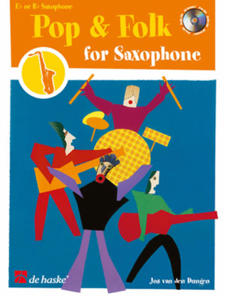 Book cover for Pop & Folk for Saxophone