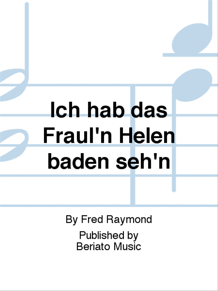 Ich hab das Fräul'n Helen baden seh'n School and Community scores gallery preview page 1