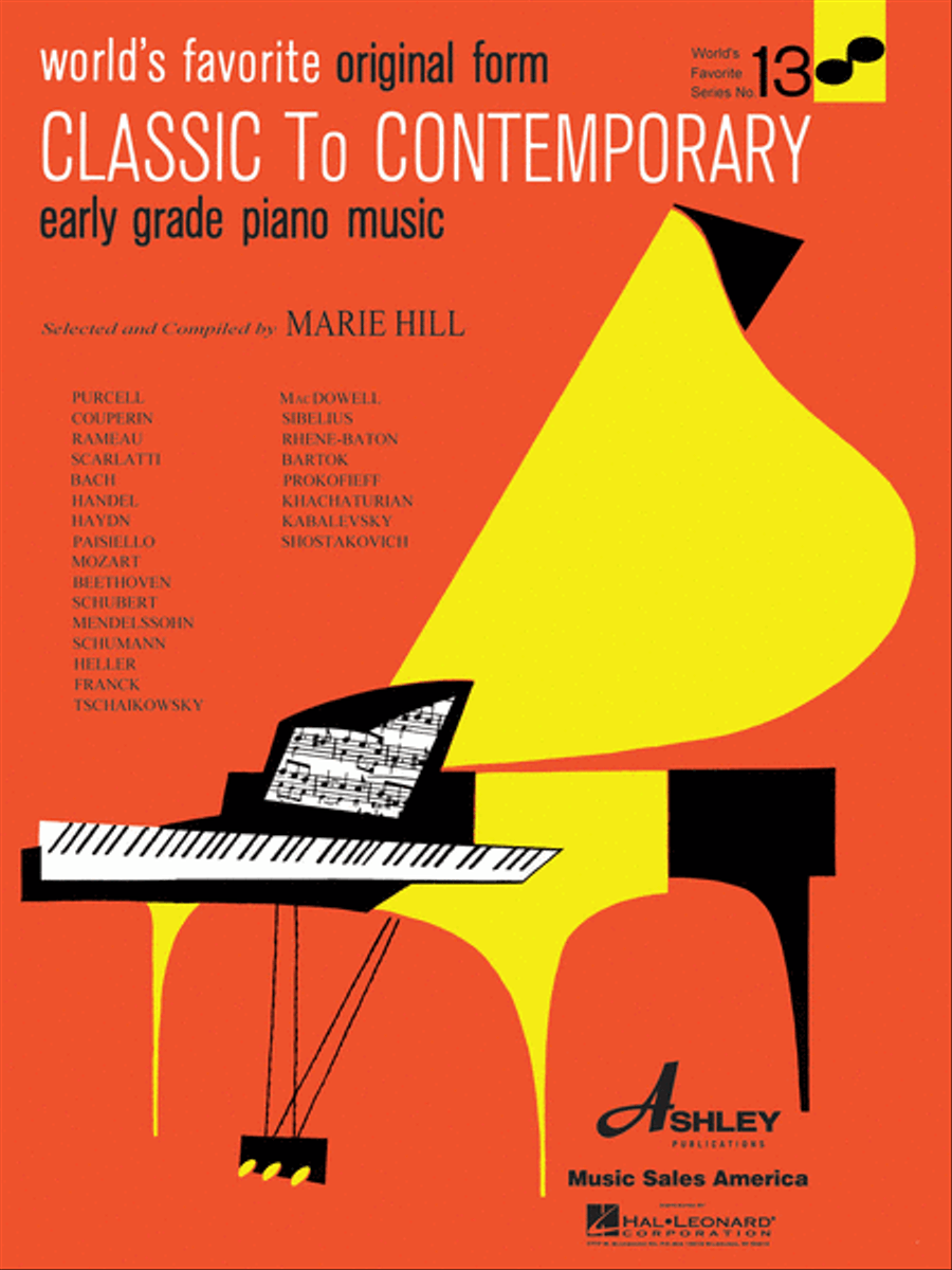 Classical to Contemporary Piano Music Piano Solo scores gallery preview page 1