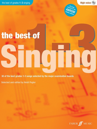 Best Of Singing Grade 1-3 High Voice/CD