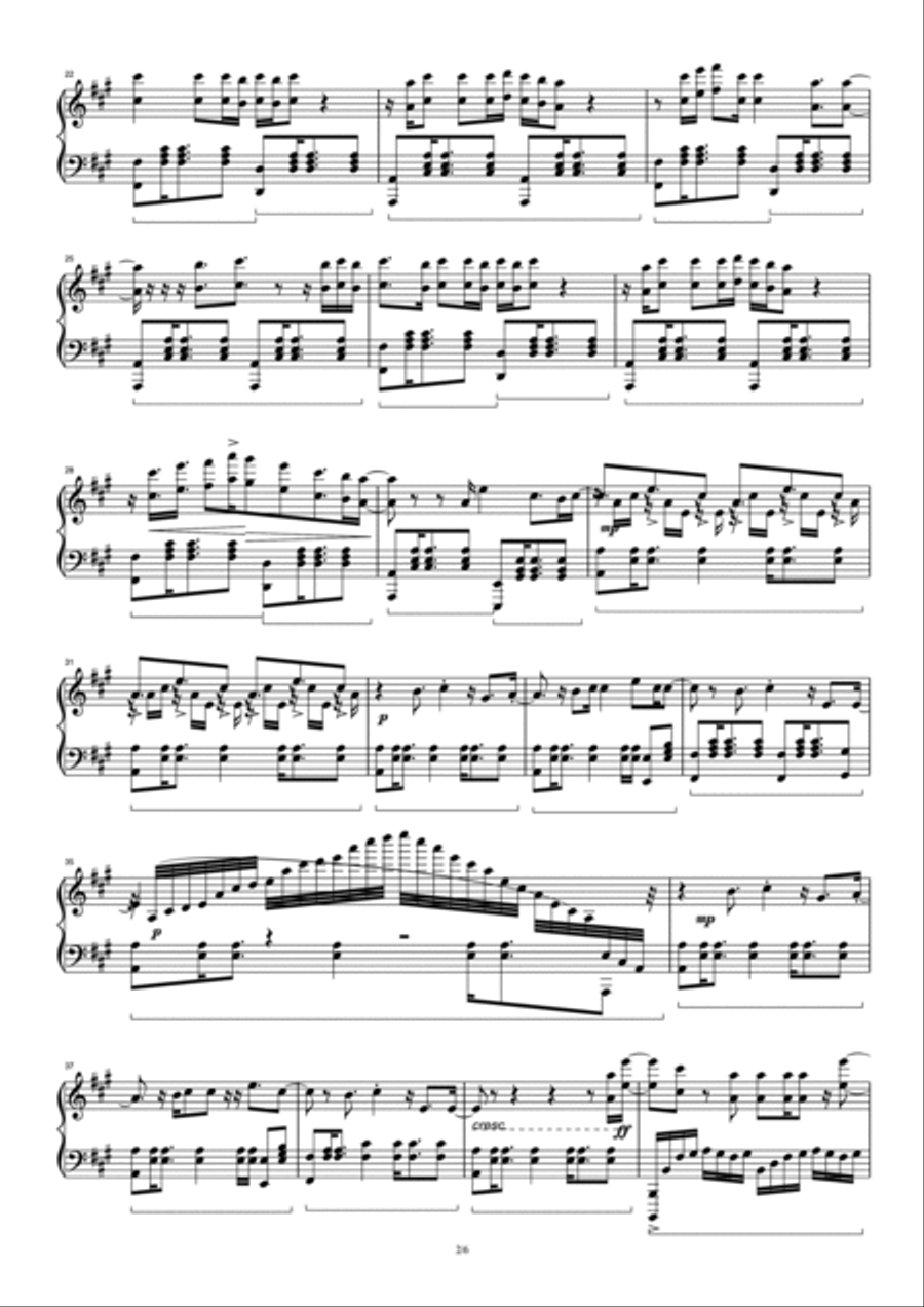 The A Team Piano Solo scores gallery preview page 2