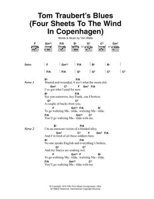 Tom Traubert's Blues (Four Sheets To The Wind In Copenhagen)