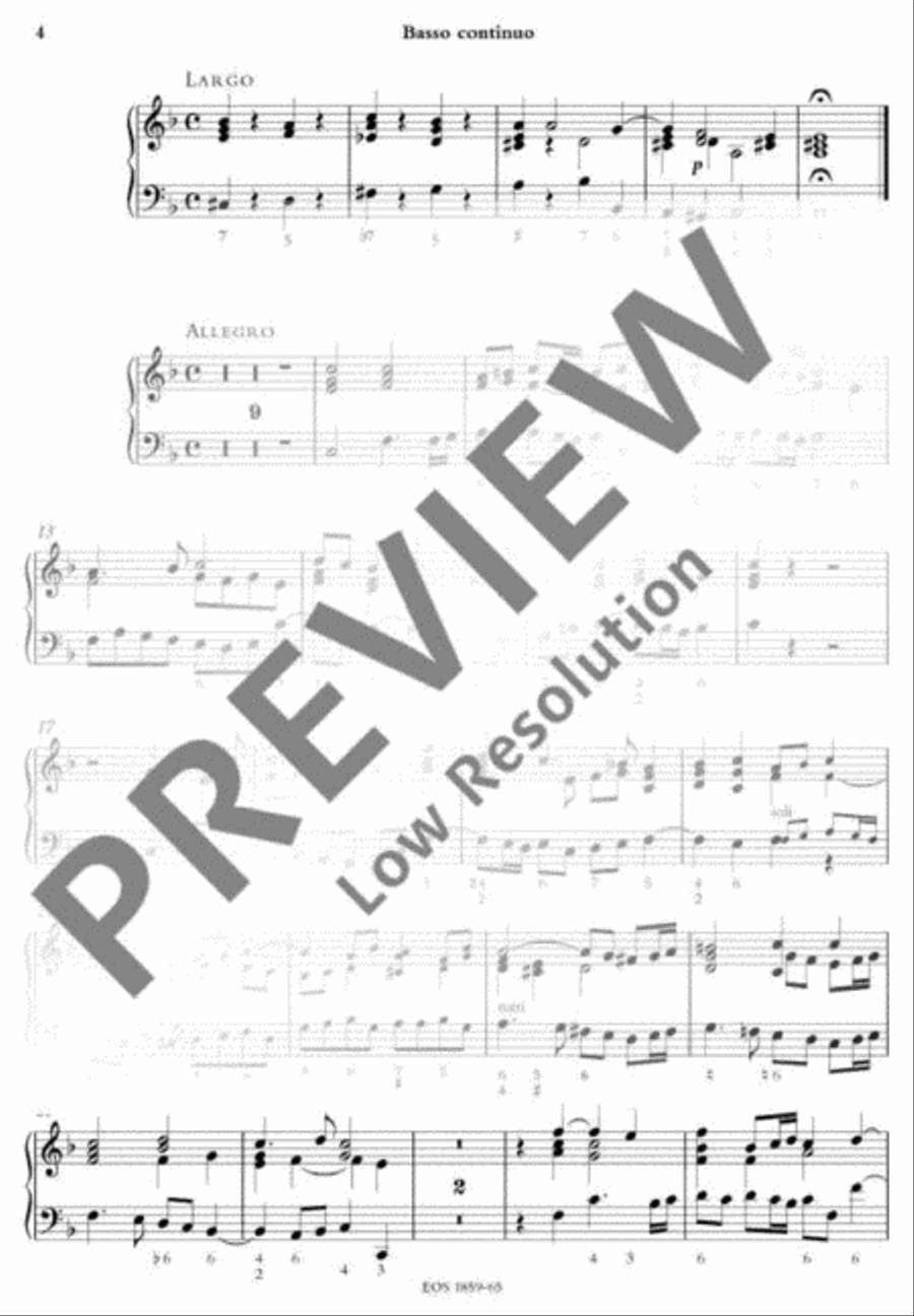 Concerto Grosso Concerto Grosso Basso Continuo scores gallery preview page 4