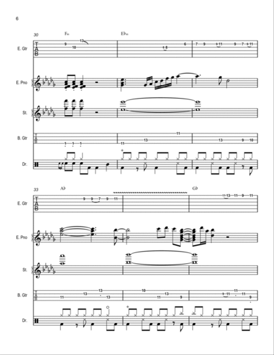 Dark Eye Tango Small Ensemble scores gallery preview page 6