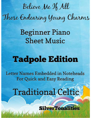 Believe Me If All Those Endearing Young Charms Beginner Piano Sheet Music 2nd Edition