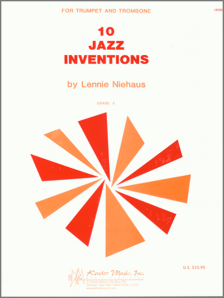 10 Jazz Inventions by Lennie Niehaus Baritone Horn - Sheet Music