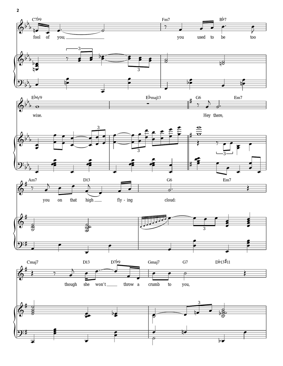 Hey There Hey There Piano, Vocal scores gallery preview page 2
