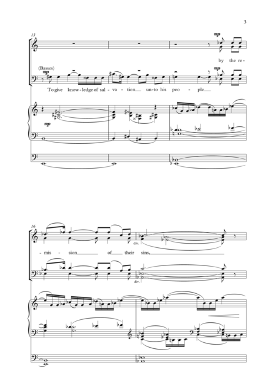 And Thou, Child, Shalt Be Called Choir scores gallery preview page 3