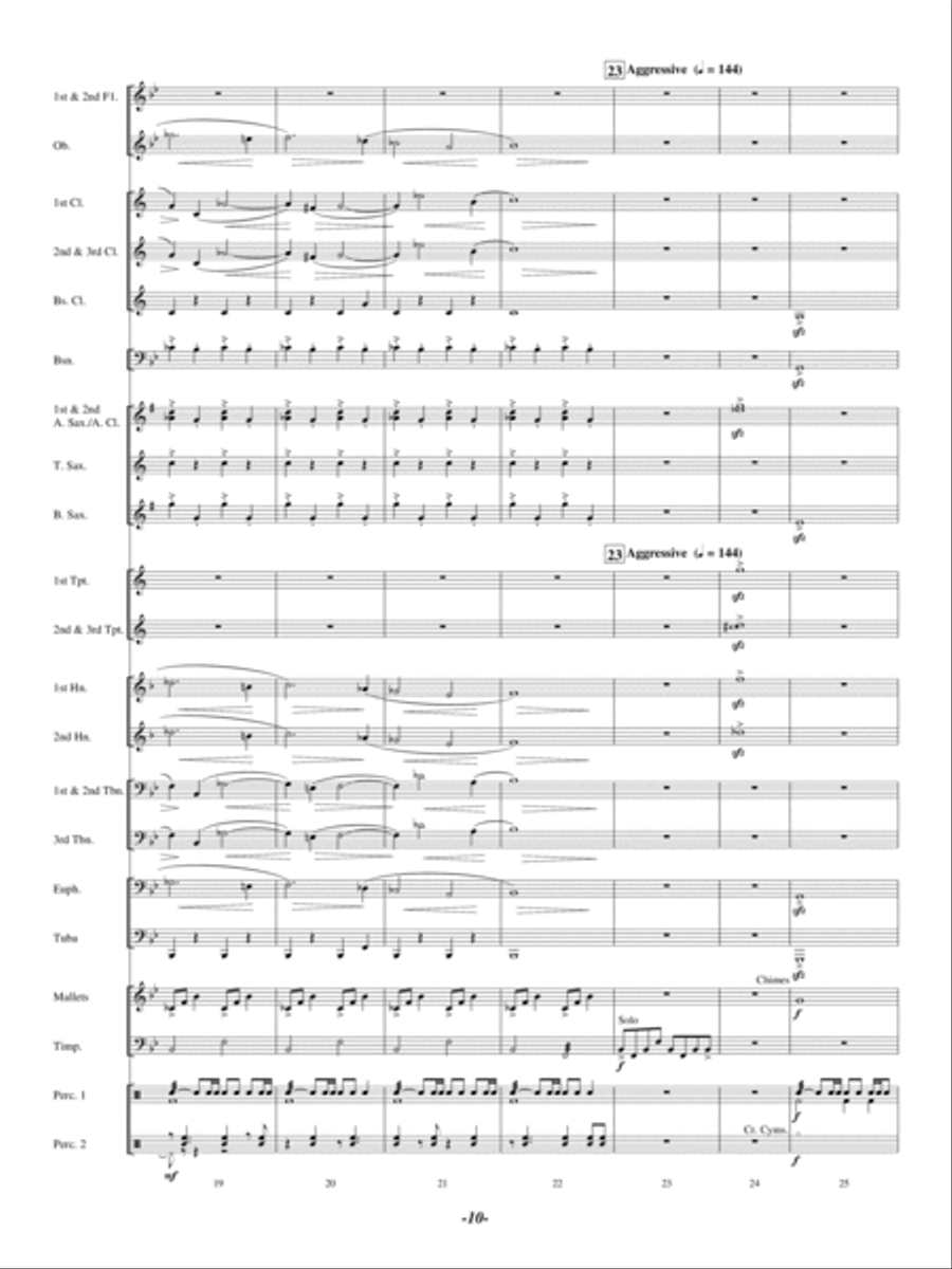 The Symphony of Souls The Symphony of Souls Concert Band scores gallery preview page 9