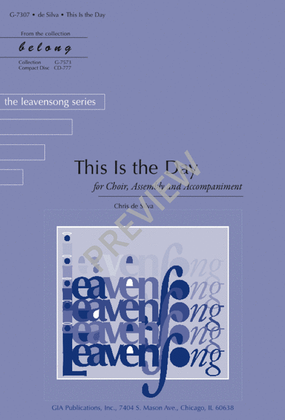 Book cover for This Is the Day