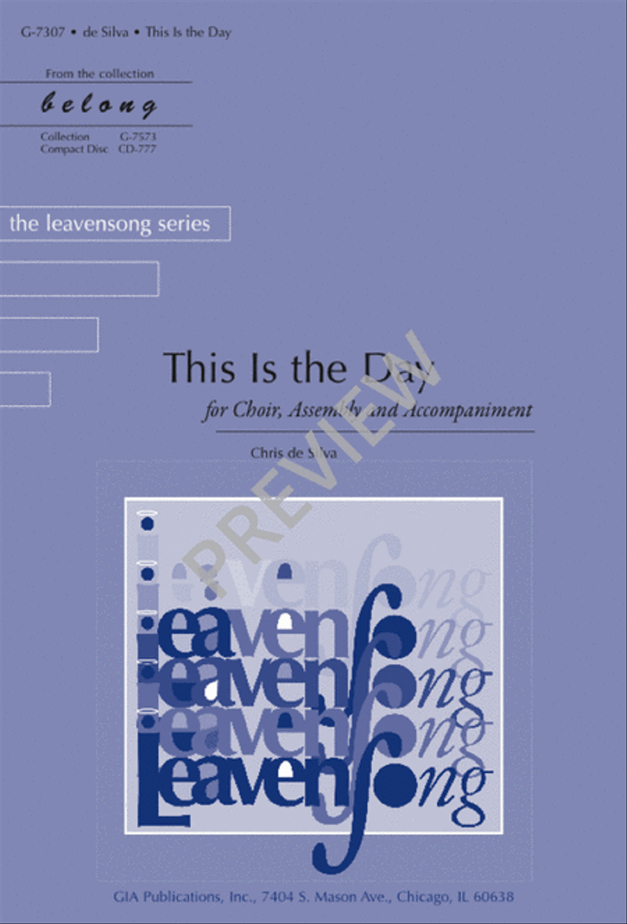 This Is the Day This Is the Day 4-Part scores gallery preview page 1