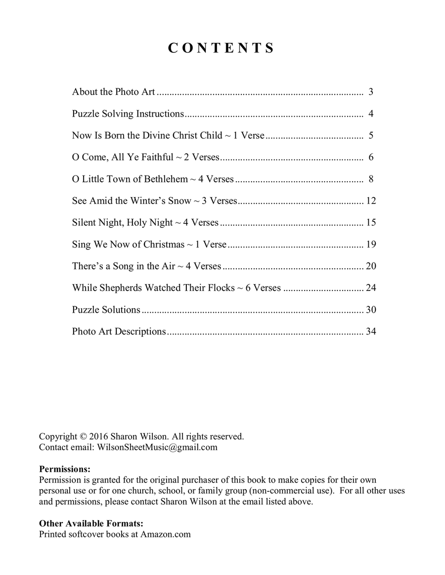There's a Song in the Air (25 Christmas Carol Word Search Puzzles) School and Community scores gallery preview page 2