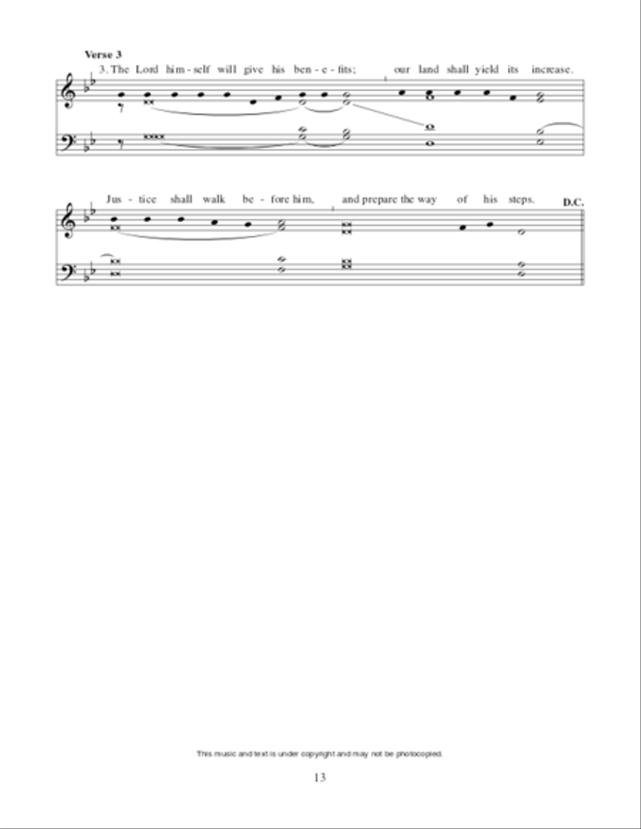 Lectionary Psalms for Advent and Christmas Unison Choir scores gallery preview page 14
