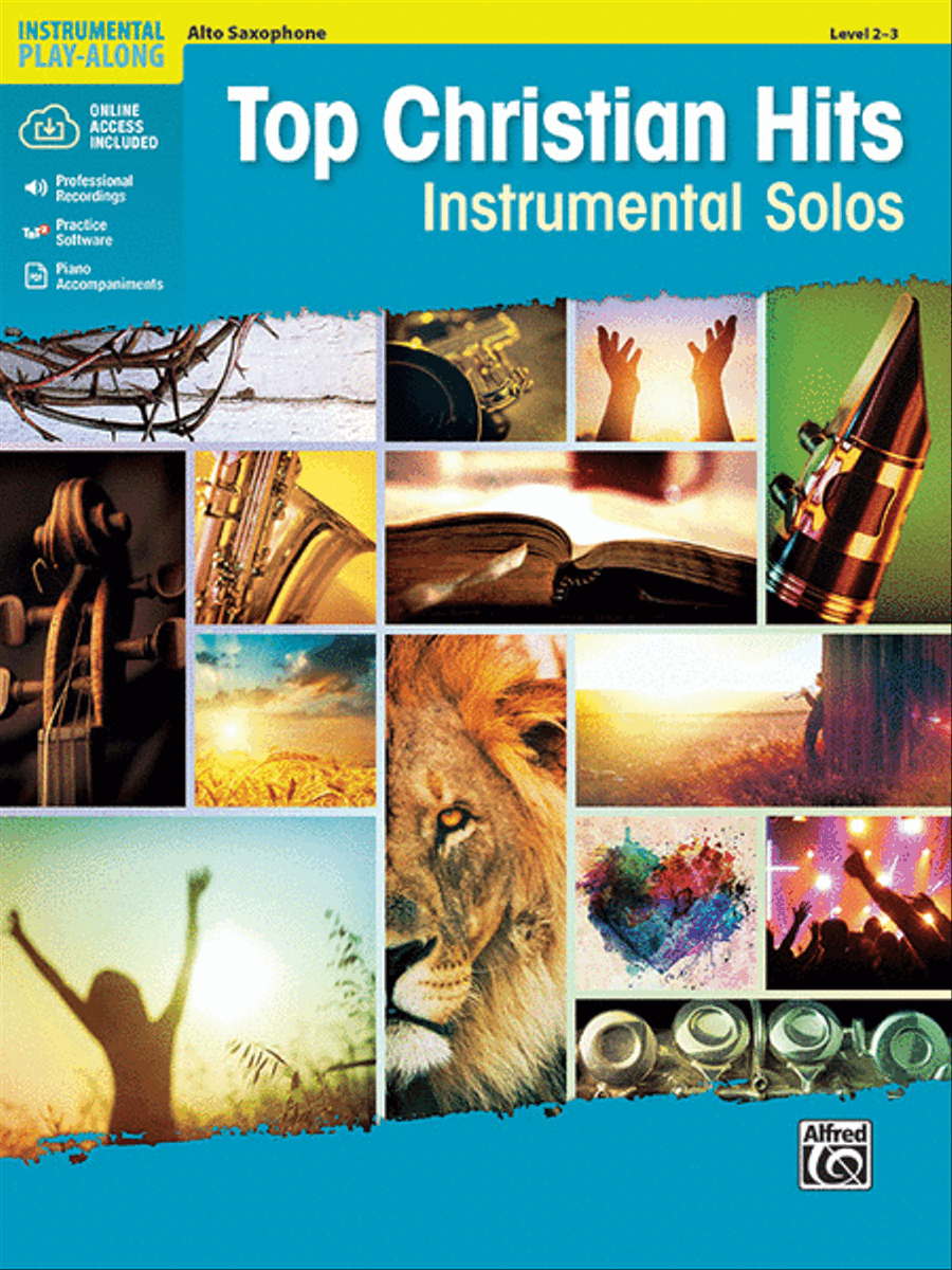 Top Christian Hits Instrumental Solos Alto Saxophone scores gallery preview page 1