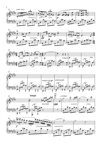 Nocturne in C-sharp minor, Op. posth
