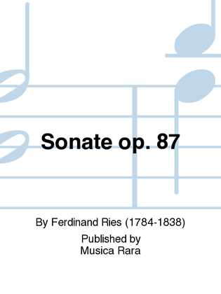 Sonata in G major Op. 87